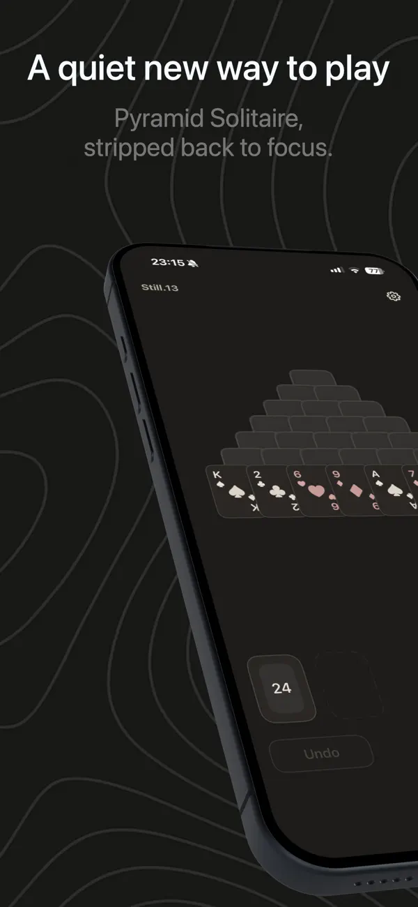 Still13 App Store screenshot showing the game introduction.